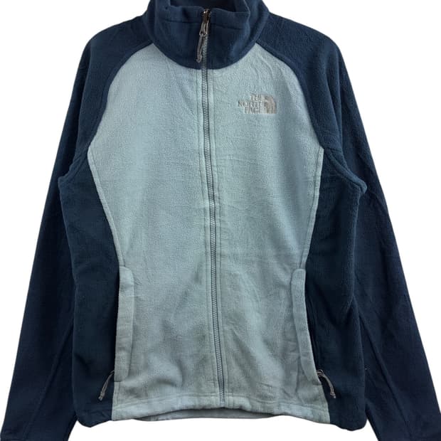 노스페이스 네이비 블루 투톤 후리스집업1411
