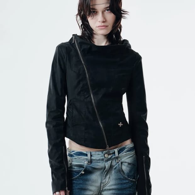 2000 아카이브스 KAEL DRAPED JACKET (BLACK)