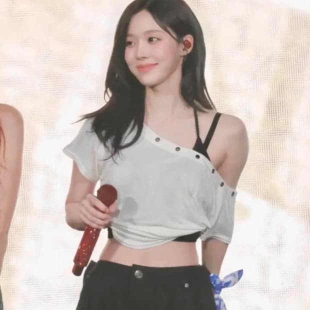 플리즈노팔로우 harry button shirring top