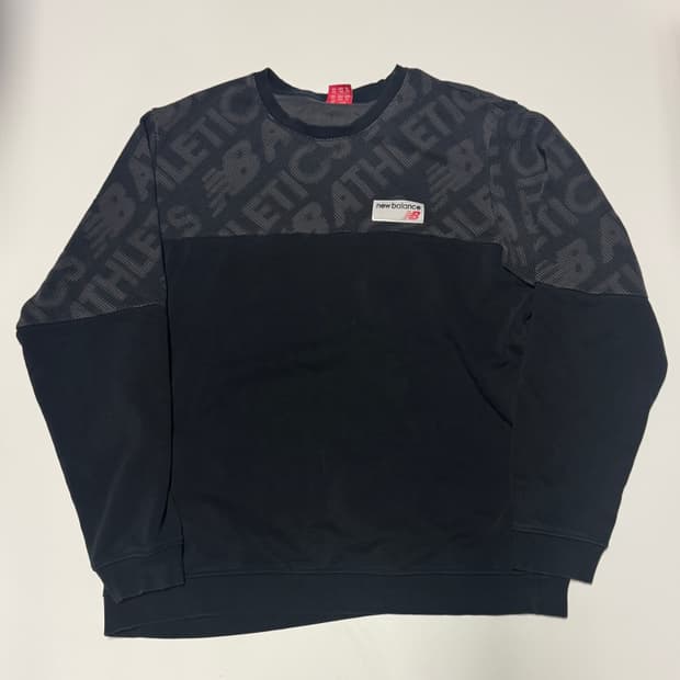 뉴발란스 빅 사이즈 프린팅 맨투맨 2XL