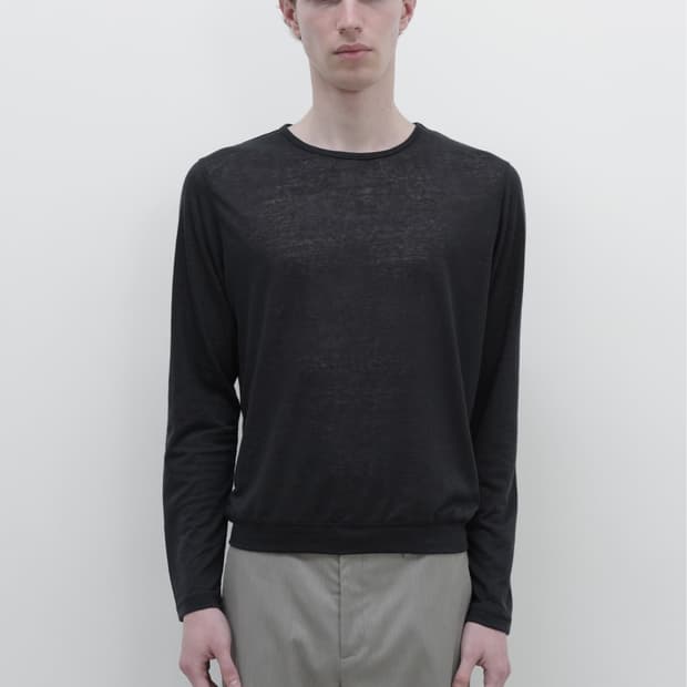 [48]Les Fin linen top (Black) 레스