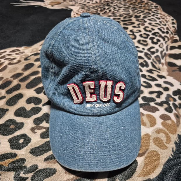 데우스 엑스 마키나 DEUS 데님 6패널 캡 모자 정품