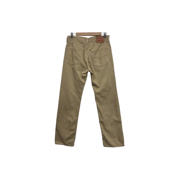 리바이스 505 베이지 코튼 팬츠 면바지