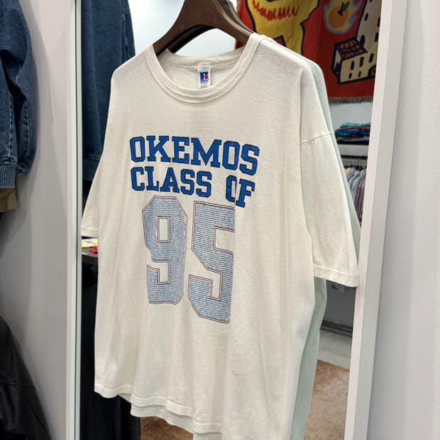 90s Russell 러셀 CLASS OF 95 반팔 티셔츠 (USA)
