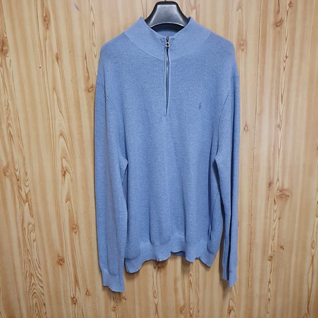 폴로 랄프로렌 피마코튼 반집업 니트 XXL