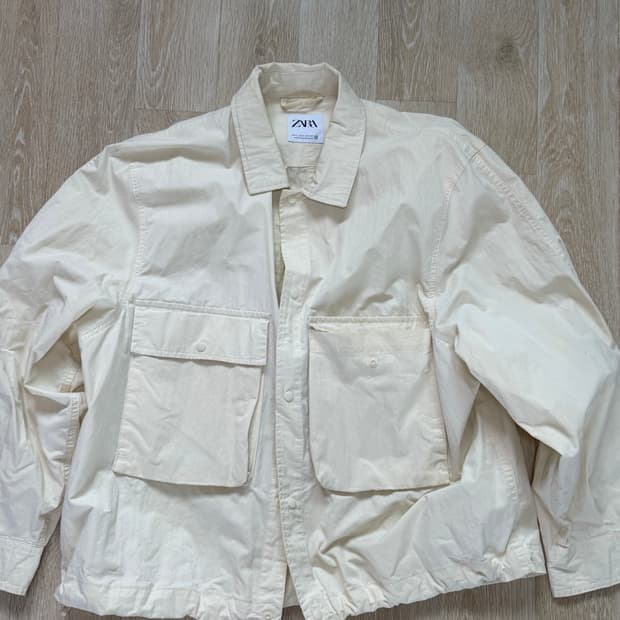 자라 나일론 블루종