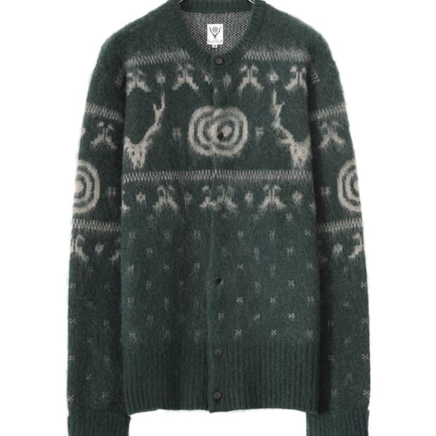 SOUTH2 WEST8 모헤어 가디건 