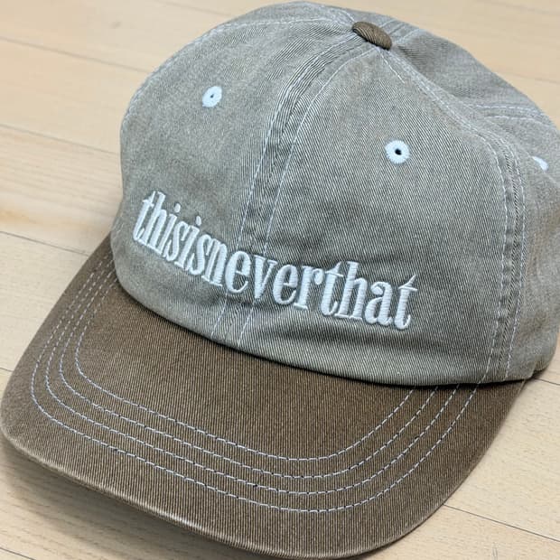 디스이스네버댓 카키 볼캡