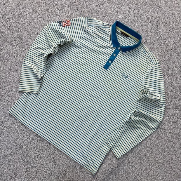 105 루이까스텔 골프 스트라이프 티셔츠 0323J