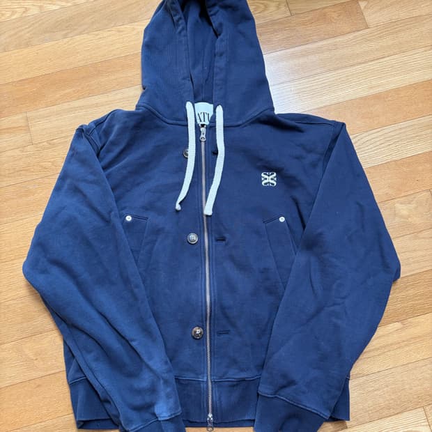 세터 테오 코튼 후드집업 네이비 L