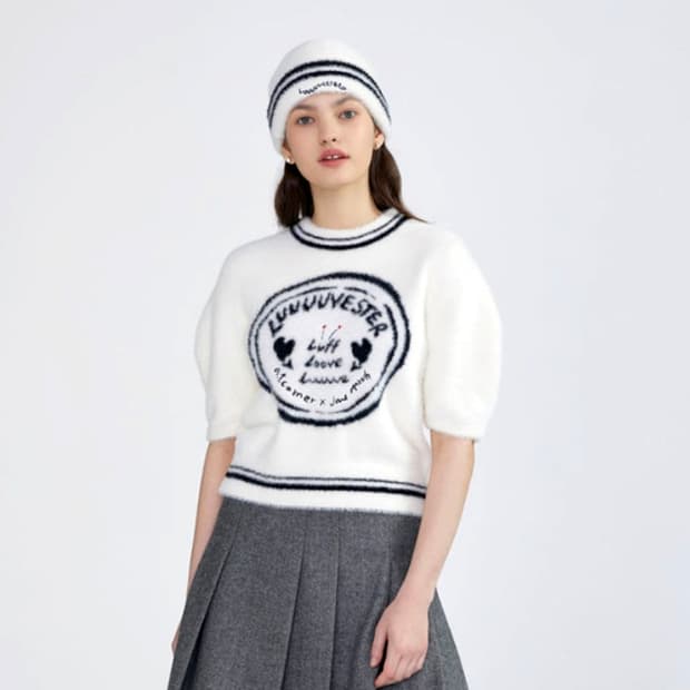 앳코너X제인마치(at.corner)  에코 밍크니트 55-66 새상품 