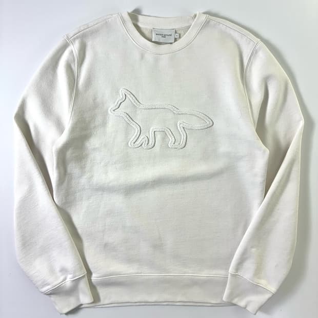 Maison kitsune  메종 키츠네 컨투어 폭스 패치 맨투맨