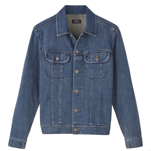 [구매] 아페쎄 베스테 진 US 워시드 데님 자켓 인디고(중청) XXL