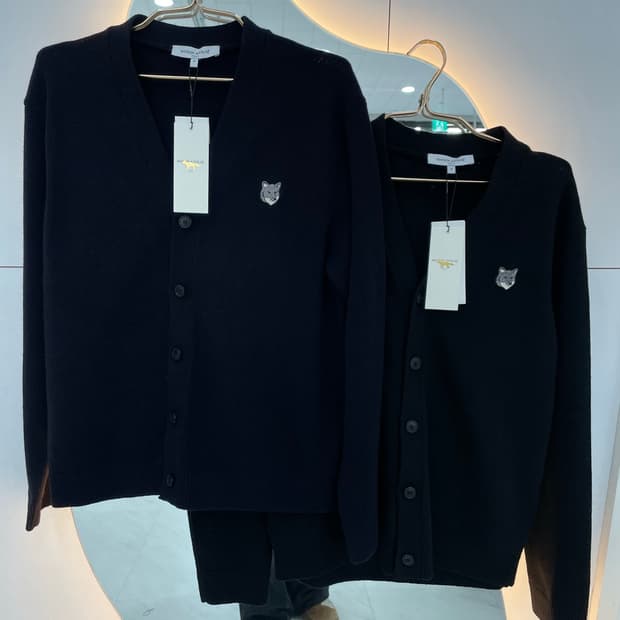 [정품] [새상품] 메종키츠네 그레이폭스 남여공용 가디건