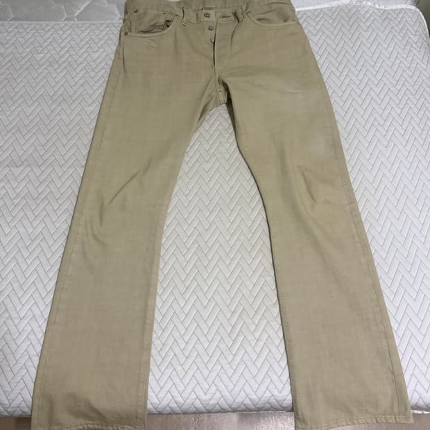 rrl 슬림부트 크림 34x32