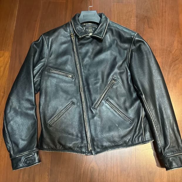 [L] RRL lawson 로손 레더 자켓