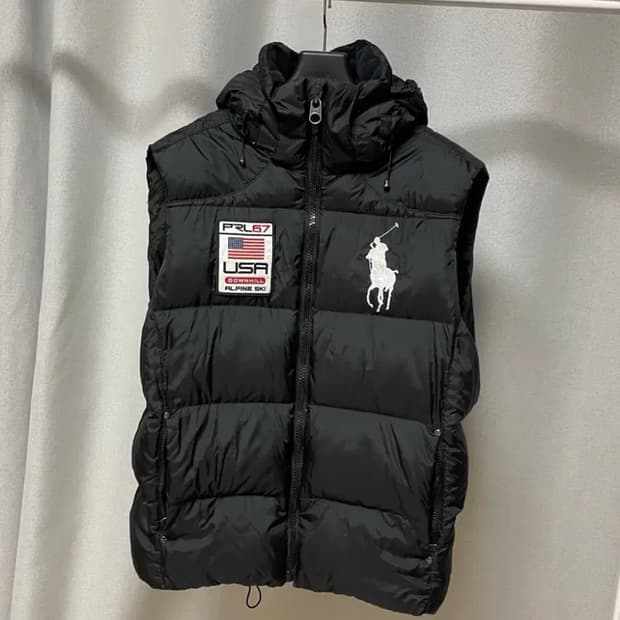 폴로 빅포니 패딩조끼