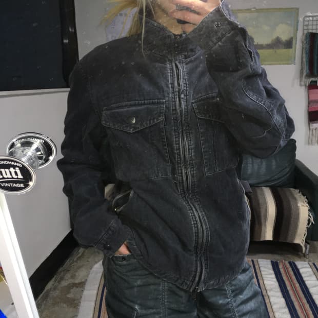 투티/0243 CK 캘빈클라인 코듀로이 자켓 털 안감 쉐르파