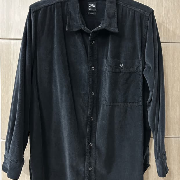 자라 코듀로이 셔츠
