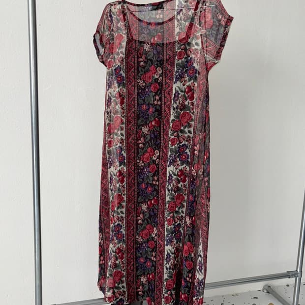 빈티지 레이어드 롱 원피스