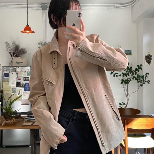 빈티지 피그스킨 레더자켓 (Man XL)