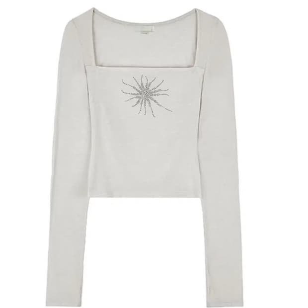 본네 롱슬리브 Hotfix finger hole top bonnae