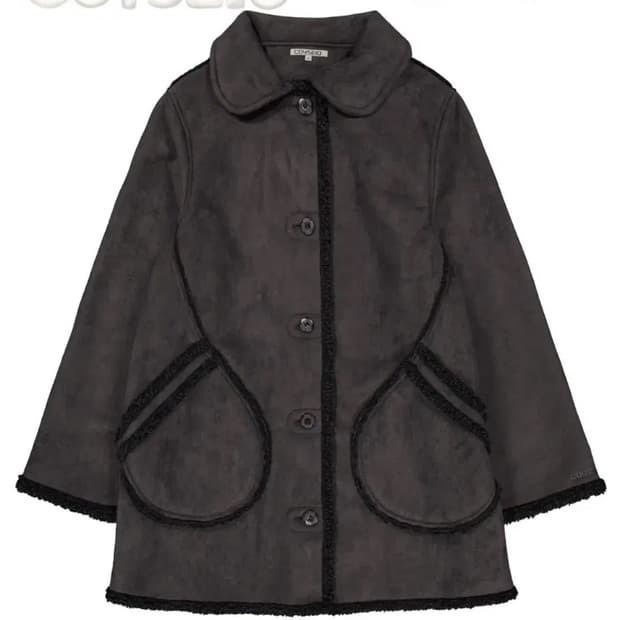 코이세이오 스웨이드 자켓 차콜 1사이즈