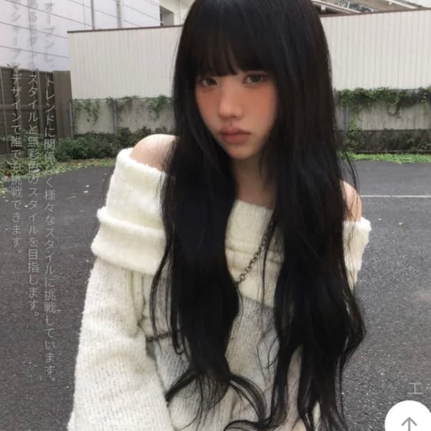 애니원모어 바루 오프숄더 루즈핏 도톰 니트