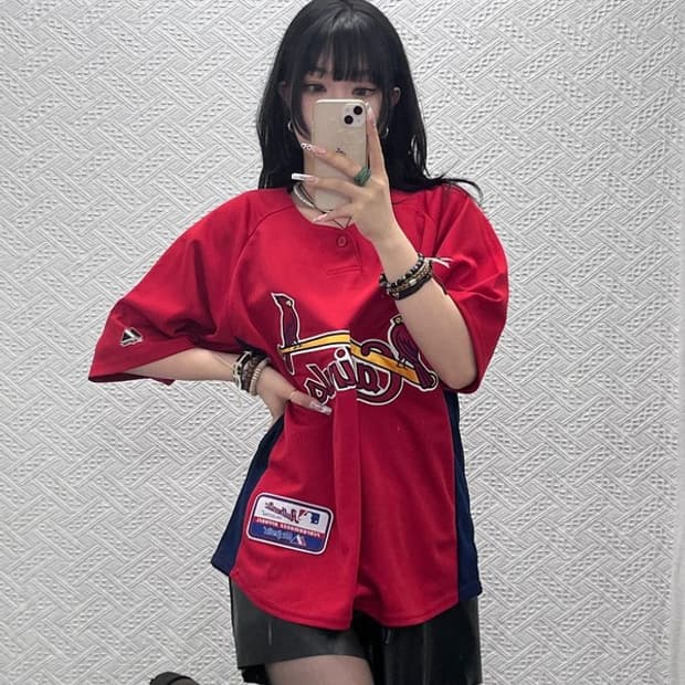 마제스틱 세인트루이스 카디널스 져지 반팔티 M C11456