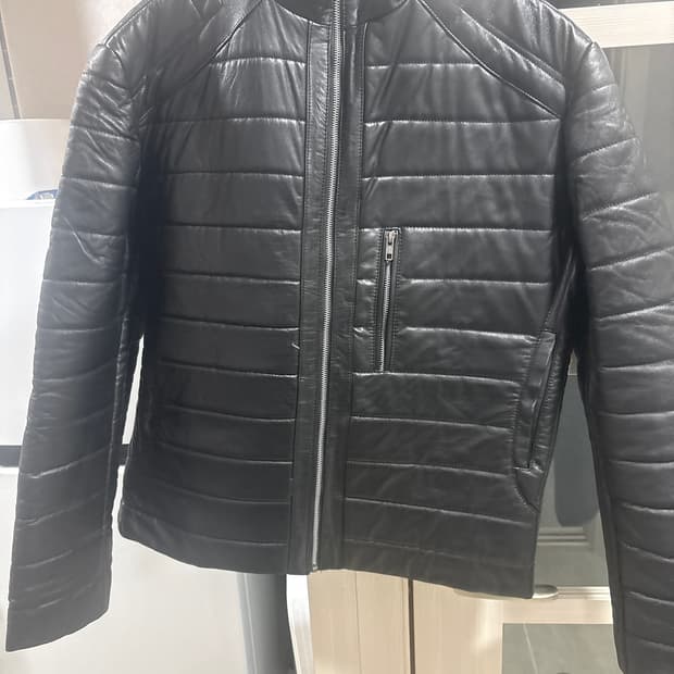 비건레더 패딩 자켓 L