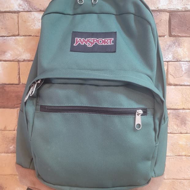 잔스포츠 백팩 녹색