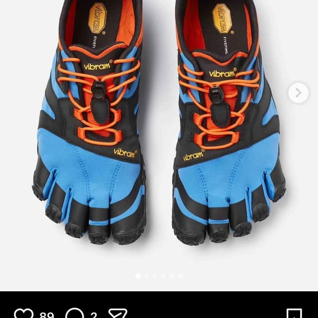 비브람 파이브핑거스 V-trail 2.0 blue 38사이즈