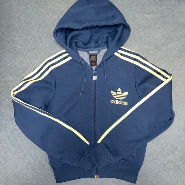 아디다스 파이어버드 후드플락 네이비 후드집업