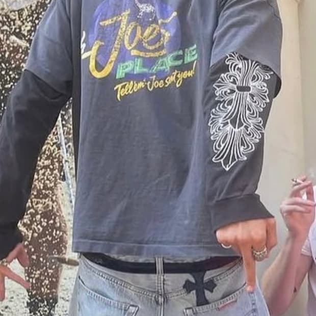 [XL]90s 빈티지 카멜 joe's place티셔츠