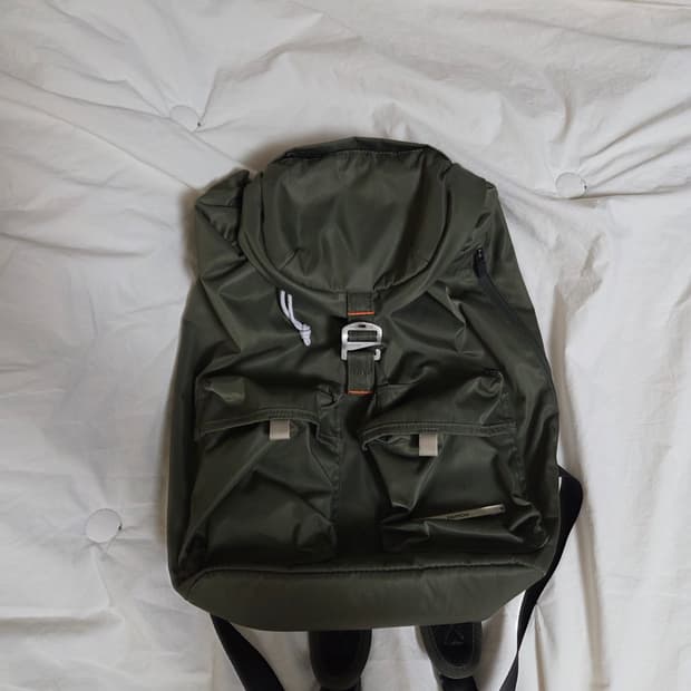 [1회착]로우로우 시티워커 미니 럭색 카키