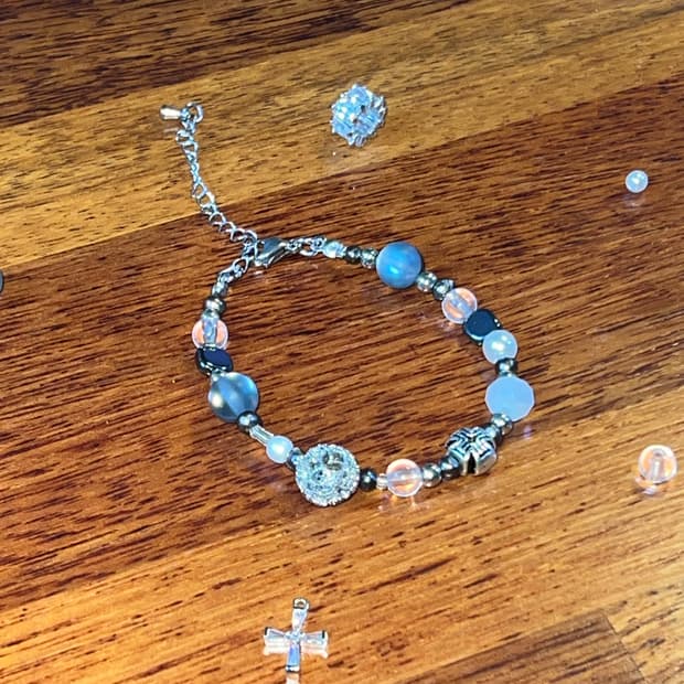 핸드메이드 원석 팔찌