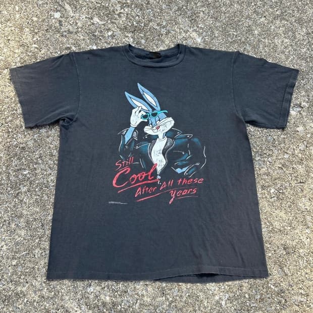 90s looney tunes 루니튠즈 벅스버니 티셔츠 싱글스티치 usa