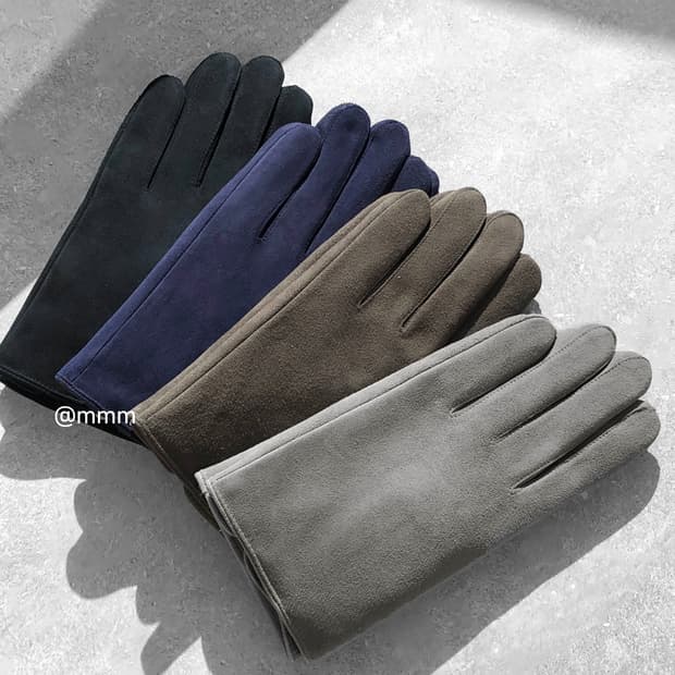 [Unisex] 스웨이드 가죽 장갑 스마트터치