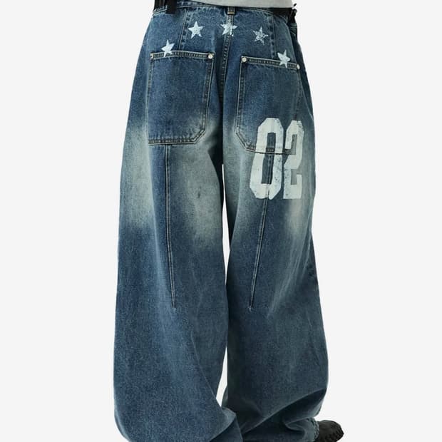 밈더워드로브 유스 커브드 어웨이 팬츠_블루 s