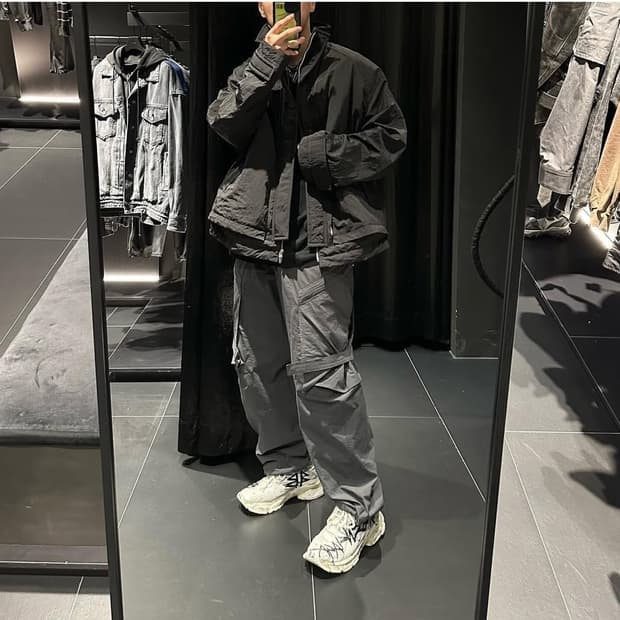 준지 159만 레이어드 스탠카라 봄버