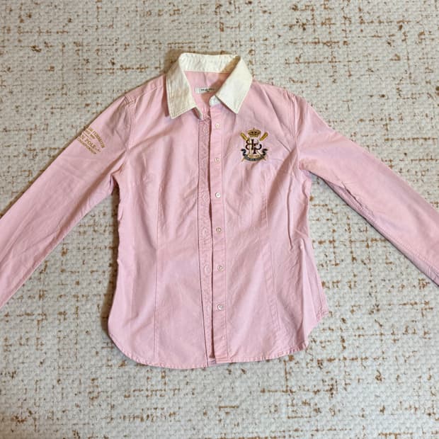 빈폴 핑크 셔츠 90