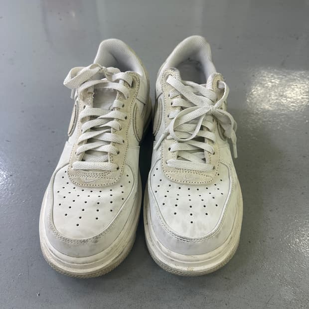 260 나이키 에어포스 로우 화이트 0416D