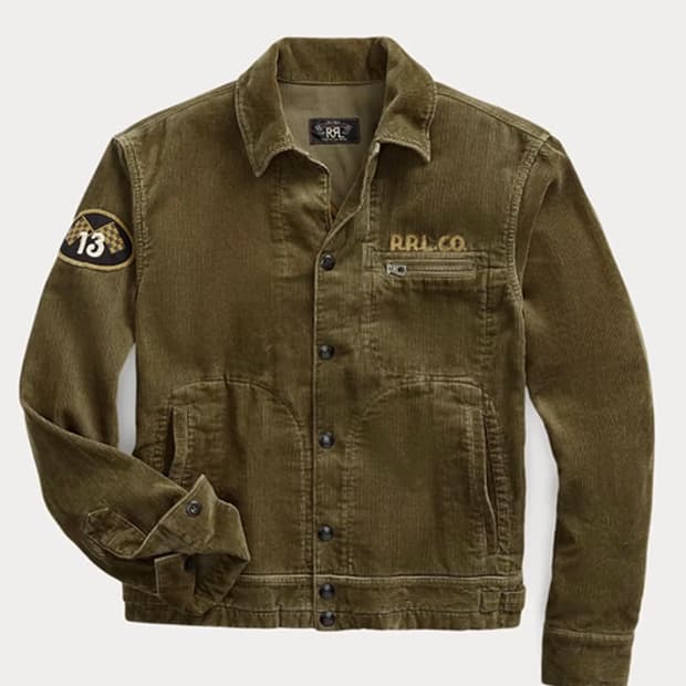 RRL Embroidered Corduroy Jacket