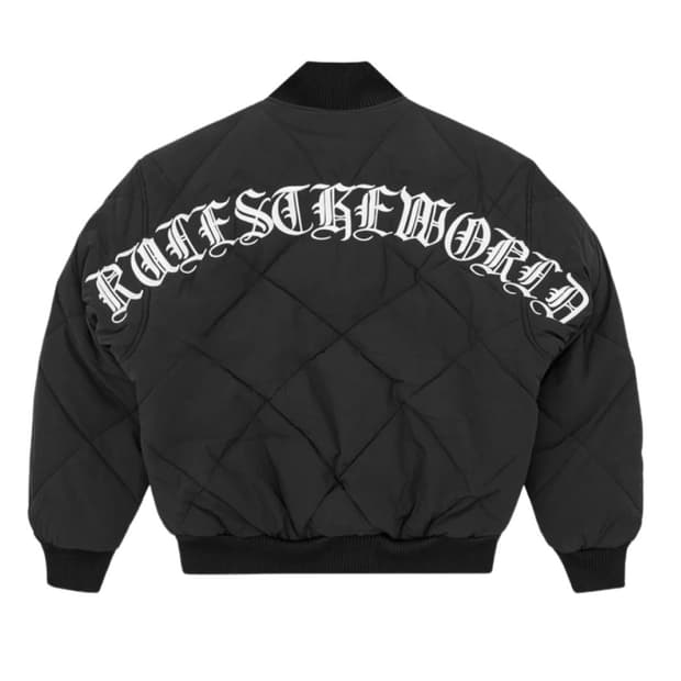 코르테이즈 올드 잉글리쉬 퀼티드 봄버 자켓 블랙 L 새상품