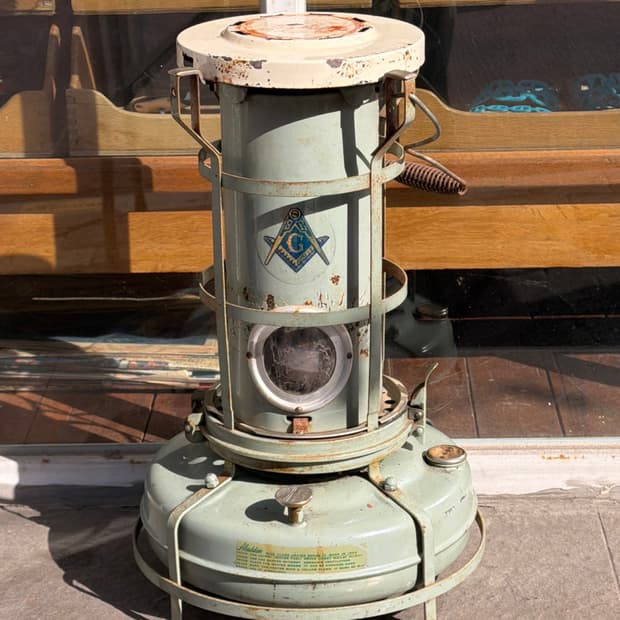 빈티지 소품 1960년 알라딘 15 스토브 히터