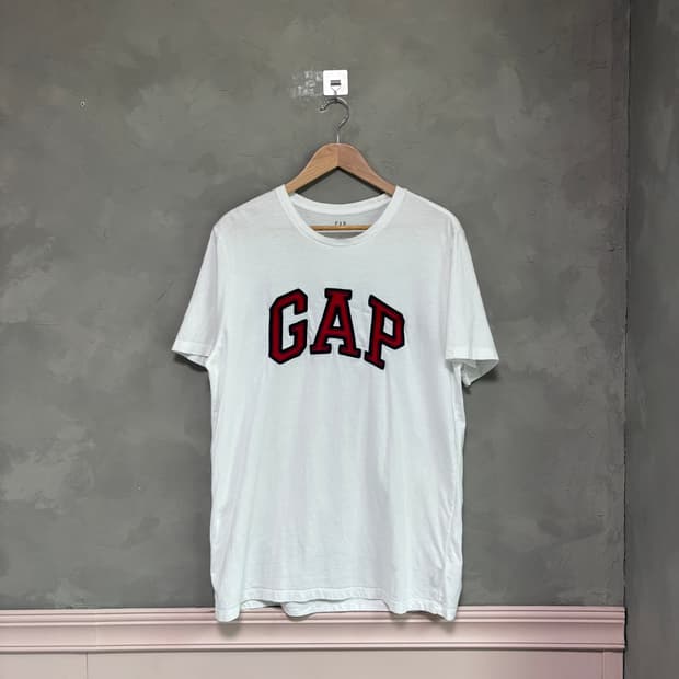 GAP 갭 로고 반팔 화이트