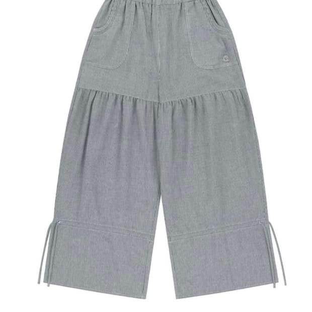 코이세이오 스트라이프 셔링팬츠