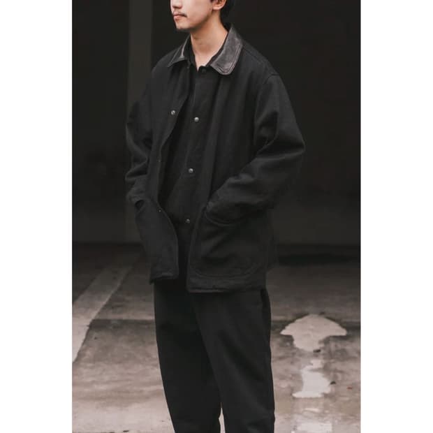 25aw DENIM LEATHER WORK JACKET