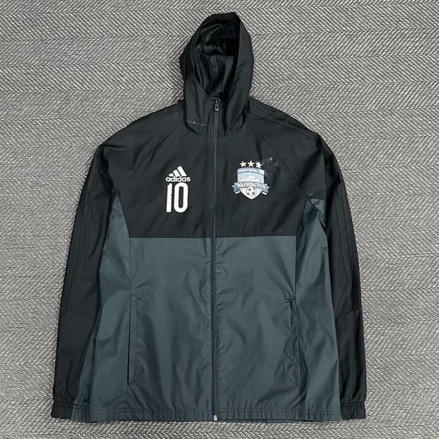 아디다스 워싱턴 로고 윈드브레이커 v1083