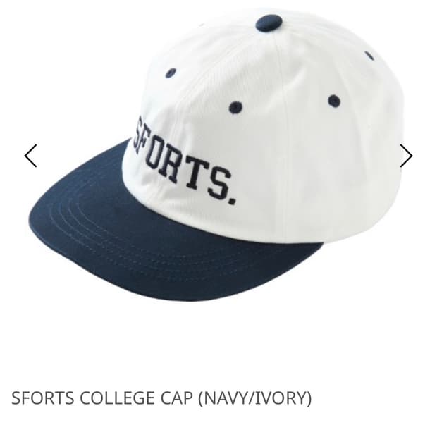 Sforts college cap 사파리스팟 캡모자